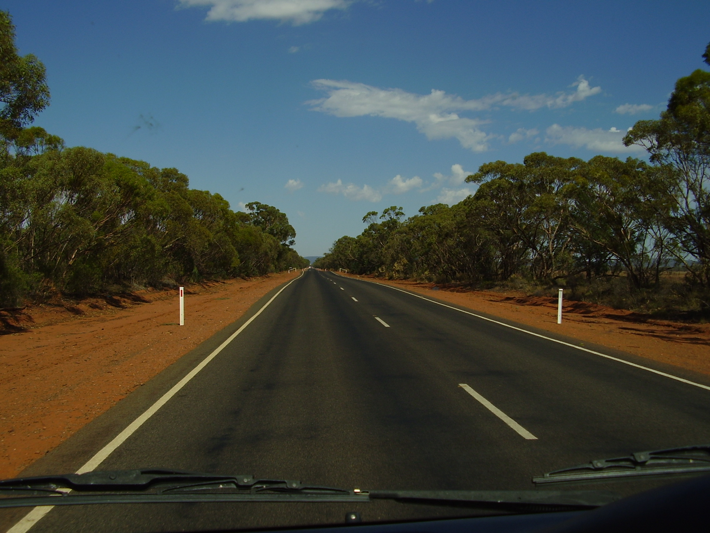a long drive to Adelaide